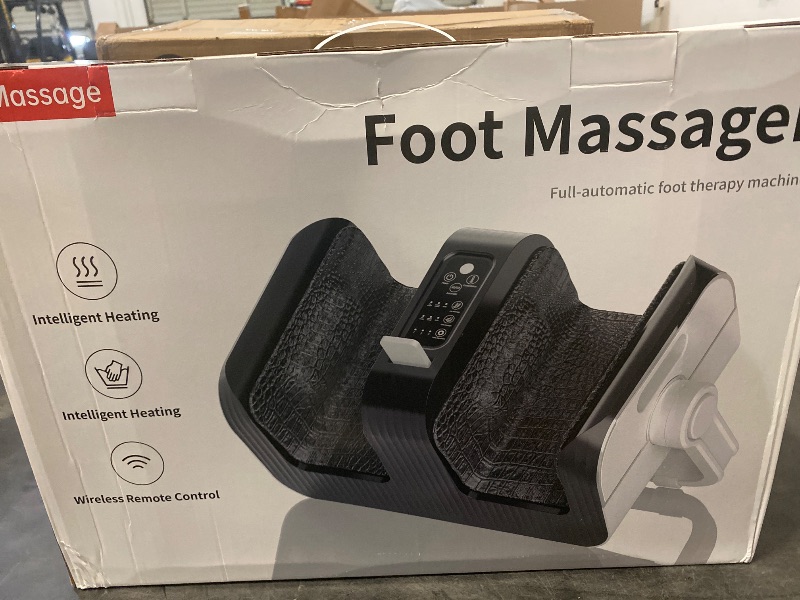 Photo 1 of Foot Massager Machine Forearm Kneading Rolling W/Heat Remote Massage
