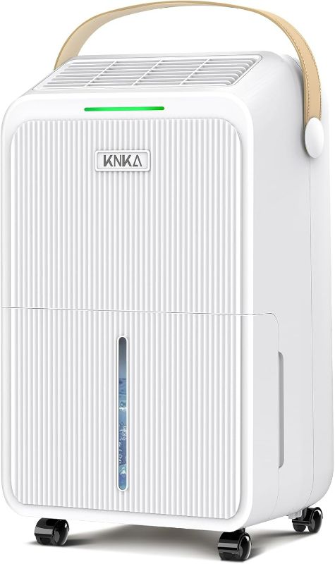 Photo 1 of KNKA 2500 Sq.Ft Dehumidifiers for Home with Drain Hose Max 34 Pints, Dehumidifier for Basement, Bedroom, Bathroom, Large Room, Three Modes, Intelligent Humidity Control, Dry Clothes, 24HR Timer