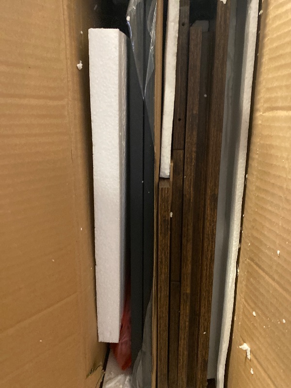 Photo 1 of HOOBRO Dog Crate Furniture, Wooden Dog House, Decorative Dog Kennel with Drawer, Indoor Pet Crate End Table for Small Dog, Steel-Tube Puppy Cage, Chew-Proof, Rustic Brown and Black BF01GW03