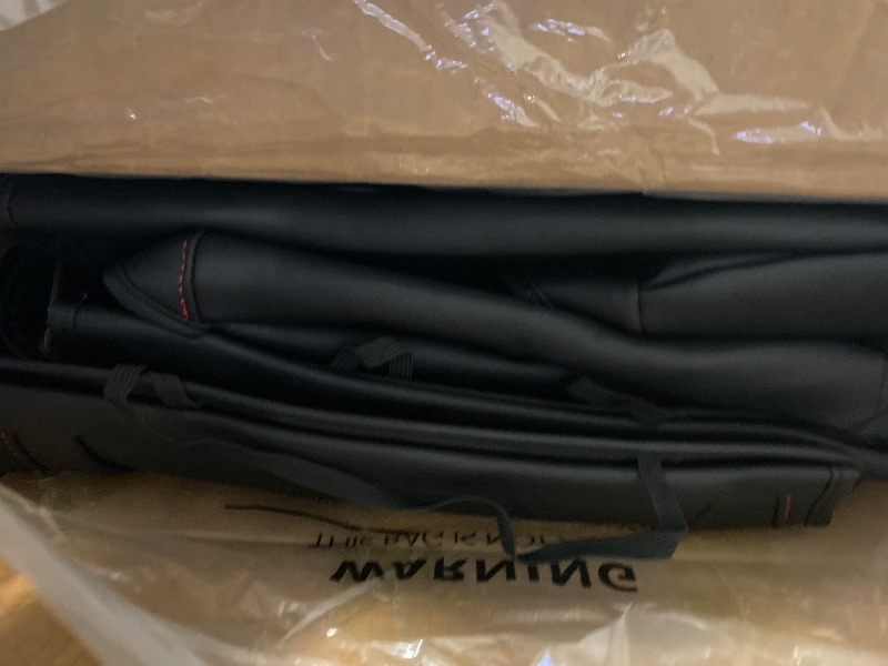 Photo 1 of FREESOO for Jeep Grand Cherokee Seat Covers 2011-2021, Luxury Waterproof Leather Car Seat Cover, Automotive SeatCovers Protector Cushion Accessories, Black-Red Full Set