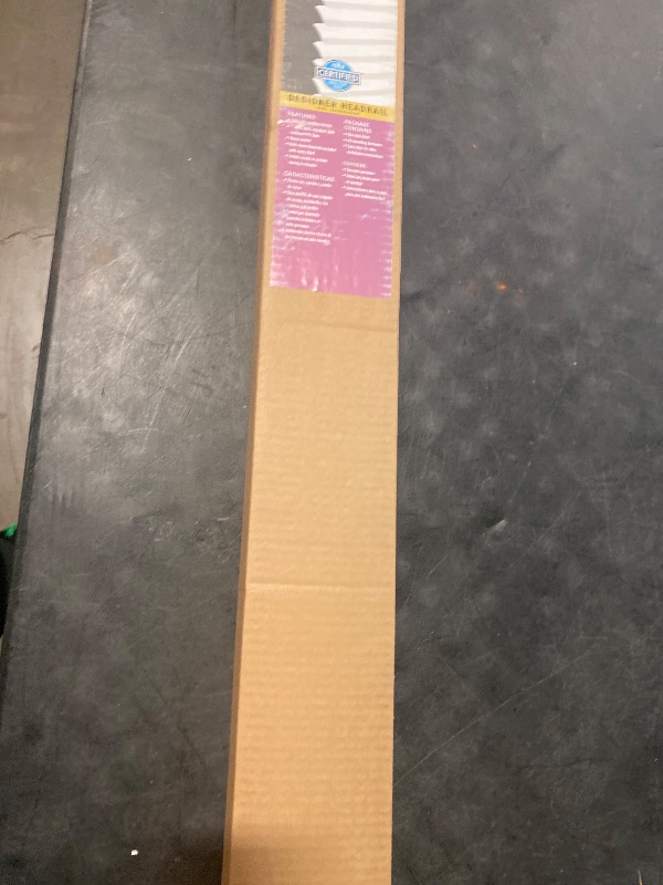 Photo 1 of LOTUS & WINDOWARE Cordless Mini Blind, 1" Vinyl Slats, 34" Wide x 60" Long - White, Window Blinds for Home and Office, Interior Door Blinds - Light Filtering