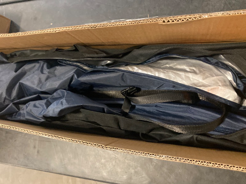 Photo 1 of Fully Automatic Car Umbrella for Roof with Remote, Universal Car Tent with Bracket, 4.8M Portable Protection Carport, Folded Cars Sun Shade Movable Canopy for Sedan SUV