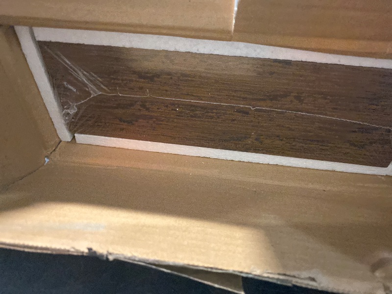 Photo 1 of Floating Shelves - 2 Pack 9 Inch Rustic Wooden Wall Shelves - Extra Deeper & Thicker Wall Mounted Storage Shelf for Living Room, Kitchen, Farmhouse - 24" W x 9" D x 1.6" H - Rustic Brown