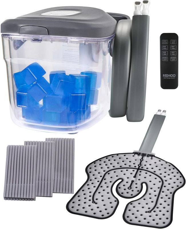 Photo 1 of Cold Therapy System, Quiet Ice Machine for Knee After Surgery, Cryotherapy Machine, with a Remote-Control and a Universal Pad for Knee, Elbow, Ankle, Shoulder and Lumbar