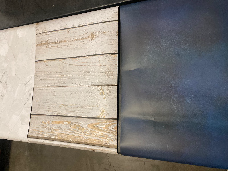 Photo 1 of Food Photography Backdrops Paper 4 Pack Kit 22x34Inch/ 56x86cm Double Sided Photo Background Rolls Marble Wood Flat Lay for Product Jewelry Tabletop Prop Pictures, 8 Patterns