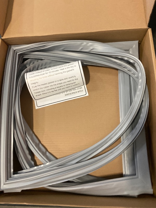 Photo 1 of 2 PACK Upgraded 241778307 Refrigerator Fresh Food Door Gasket Compatible with Frigidaire Kenmore,Crosley and Electrolux Refrigerator Door Seal Replacement Part 1793667,EAP3408461,PS3408461,AP4587413