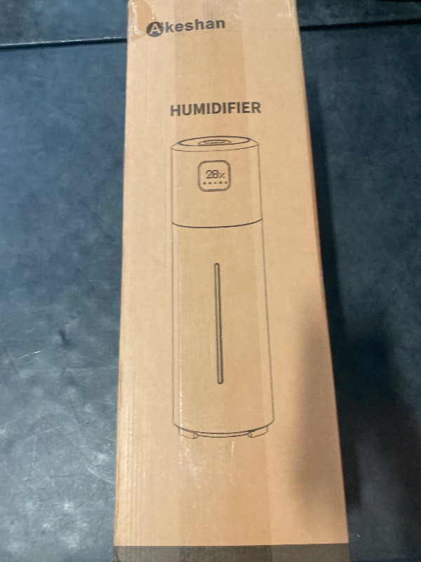 Photo 1 of Large Humidifiers for Bedroom, 9L/2.5Gal Ultrasonic Cool Mist, Easy Clean with 350ML/H Large Mist Speed, Quiet Tower, Suitable for Kids Room Plant Yoga (White)