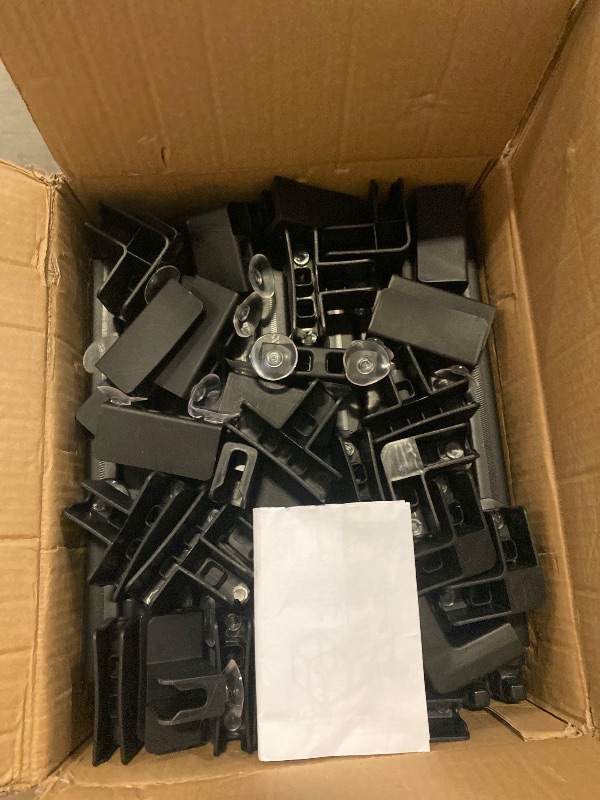 Photo 1 of Jalove 12PCS Dog Playpen Clear Puppy Playpen Indoor, 30" H Easy Assemble Transparent Small Pet Play Pen, Sturdy Plastic Dog Fence Crate Kennel Whelping Cage Enclosure for Small to Medium Dog, Black