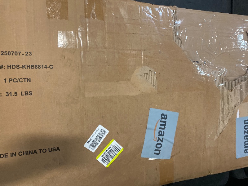 Photo 1 of HAOBO Home Upholstered Headboard Foldable King Size Headboards Eastern King/California King Linen Panel with Height Adjustments