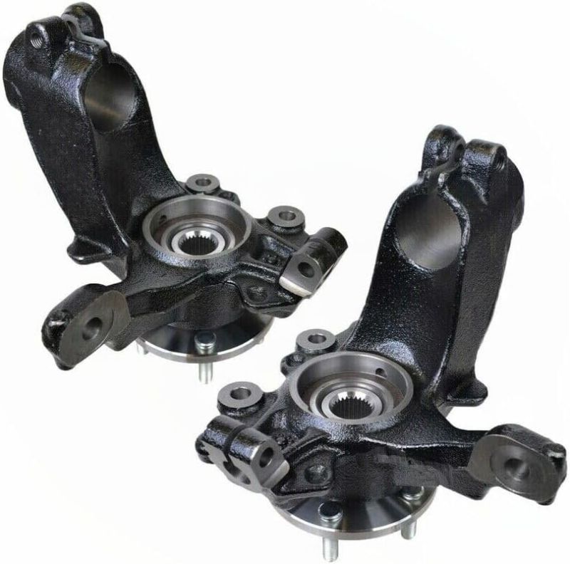 Photo 1 of 2PCS Front Steering Knuckle & Wheel Bearing Hub Assembly Passenger and Driver Side Fit for Ford Focus 2012 2013 2014 2015 2016 2017 2018 BR935005LK BR935006LK