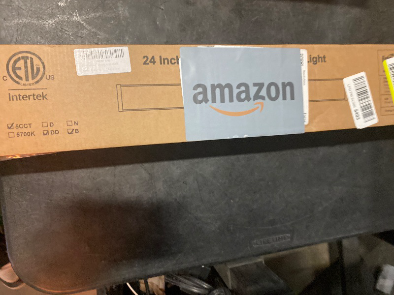 Photo 1 of Modern Bathroom Light Fixtures, 24 Inch Dimmable Vanity Lights for Bathroom, 5CCT 25W 2500 Lumen LED Vanity Light Bar, Black Vanity Lighting Fxitures Over Mirror ETL Certified