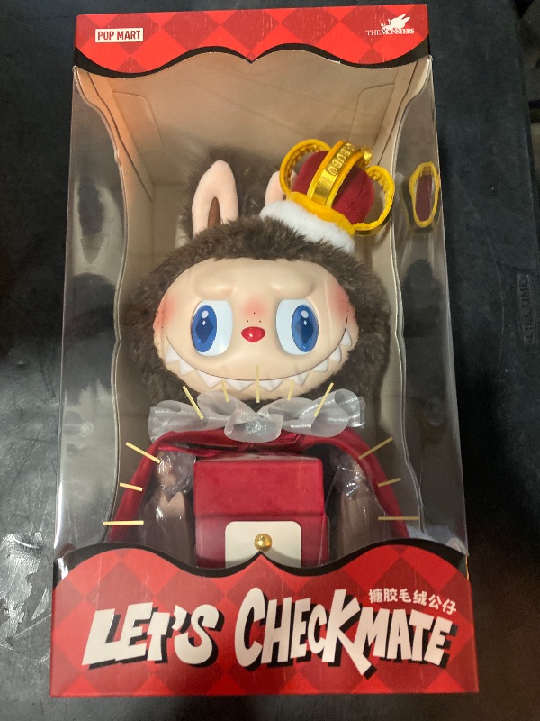Photo 1 of POP MART The Monsters Let's Checkmate Series Vinyl Plush Doll, Toys for Proposal Gift, Modern Home Decor, Collectible Toy Set for Desk Accessories