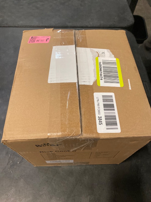 Photo 1 of Bear Rice Cooker 3 Cups (Uncooked), 3D Heating and Fuzzy Logic, Healthy Nonstick Small Rice Cooker, PFAS-Free, Touch-Screen, for White/Brown Rice Quinoa Oatmeal Soup