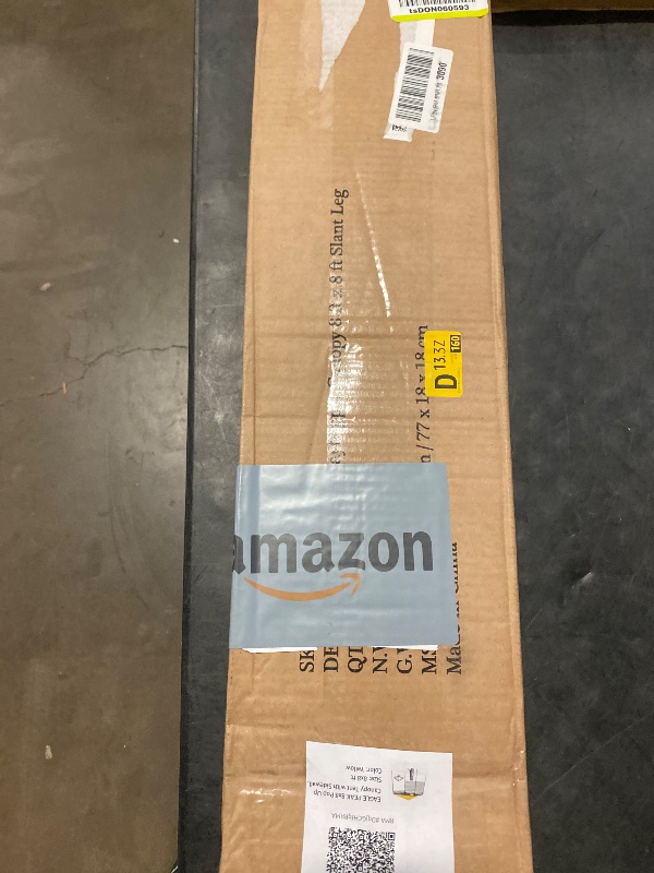 Photo 1 of EAGLE PEAK 8x8 Pop Up Canopy Tent with Sidewall, Compact, Portable Slant Leg Instant Sun Shelter for Beach, Sports, & Camping, 8x8 Base 6x6 Top, Yellow