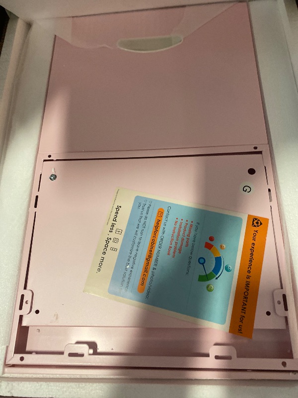 Photo 1 of 2 Drawer File Cabinet with Lock,Small Filing Cabinet for Home Office,Metal Vertical File Under Desk Cabinets for A4/Letter,Assembly Required,Pink