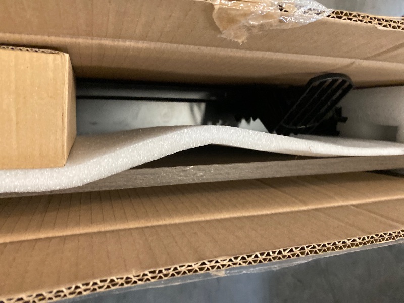 Photo 1 of FLEXISPOT H7 Adjustable Overbed Bedside Table with Wheels Pneumatic Mobile Standing Desk Laptop Desk Rolling Computer Cart Movable Table Hospital Home Use(27.6" W x 15.7" D, Mahogany Table)
