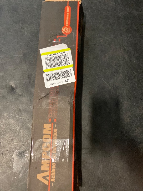 Photo 1 of AMPCOM Premium Series CAT6 24 Ports Patch Panel, Rack Mount - 1U, 19 inch, RJ45 Ethernet 568A 568B, 15u Gold Plated, with Rear Cable Support Bar