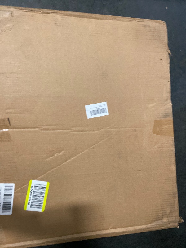 Photo 1 of Freestanding Dog Gate Indoor,Doggie Gate Foldable Dog Gates for Doorways,Stairs or Hallways, Wooden White Pet Gate for The House, Pet Fence with Support Feet Included,24 "Height-3 Panels