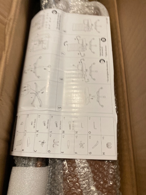 Photo 1 of LANDSUN Home Office Chair High Back Executive Chair Ribbed Leather Computer Desk Chair with Armrests Soft Padded Adjustable Height Swivel Modern Conference Chrome Brown