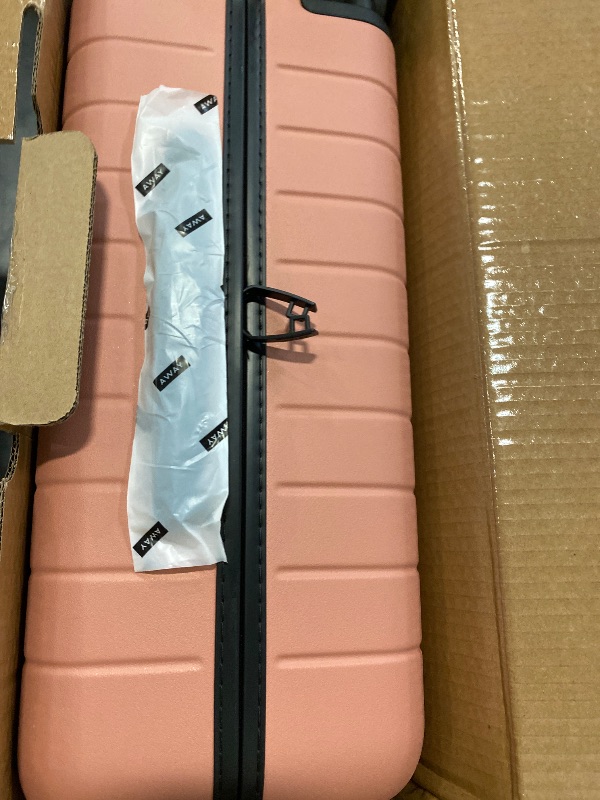 Photo 1 of Away Carry-On Luggage, Lightweight Hardside Suitcase with Spinner Wheels, 22 Inch Airline Approved, TSA Lock, Clay Pink