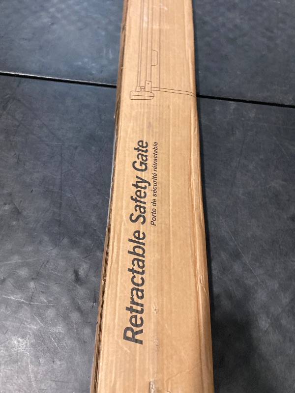 Photo 1 of 160'' Retractable Baby Gates Extra Wide, 42" Extra Tall Retractable Dog Gate for Doorways,13 Foot Safety Upgrade Extra Long White Retractable Baby Gate for Stairs, Indoor/Outdoor Retractable Gate