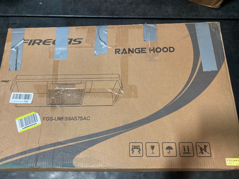 Photo 1 of FIREGAS Range Hood 30 inch Under Cabinet Range Hood with 2 Speed Exhaust Fan,Ducted/Ductless Convertible,Rocker Button Control,300 CFM, White Vent Hood Aluminum Filter Included