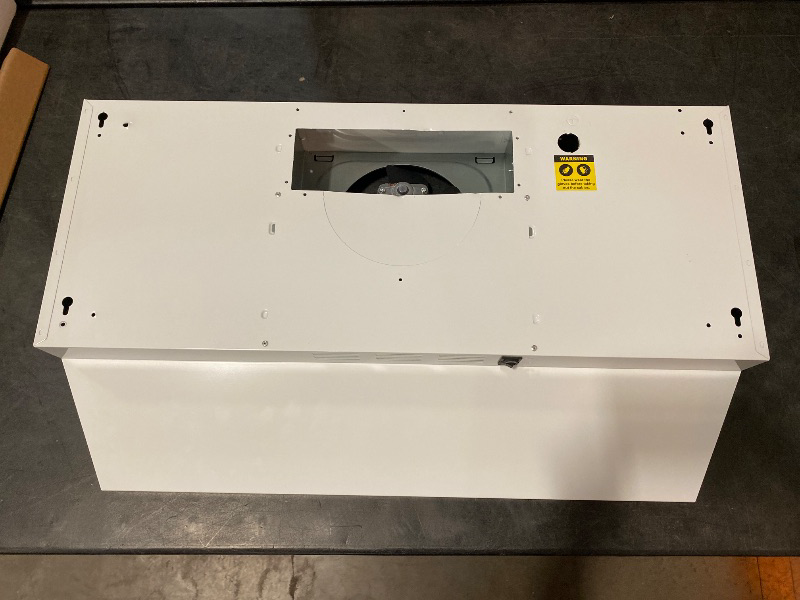 Photo 1 of FIREGAS Range Hood 30 inch Under Cabinet Range Hood with 2 Speed Exhaust Fan,Ducted/Ductless Convertible,Rocker Button Control,300 CFM, White Vent Hood Aluminum Filter Included