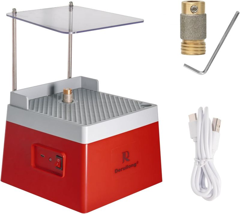 Photo 1 of Cordless Rechargeable Stained Glass Grinder Art Grinding Tool with 5/8" Grinding Bit