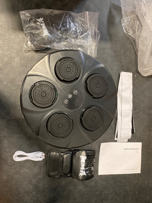 Photo 1 of Music Boxing Machine for Adults, Boxing Machine Wall Mounted Music with Gloves, Boxing Music Workout Machine for Home, Indoor and Gym