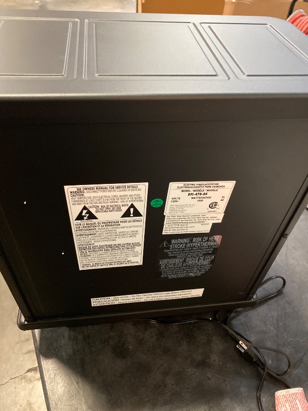 Photo 1 of duraflame® 3D Infrared Quartz Electric Fireplace Stove Heater, Black