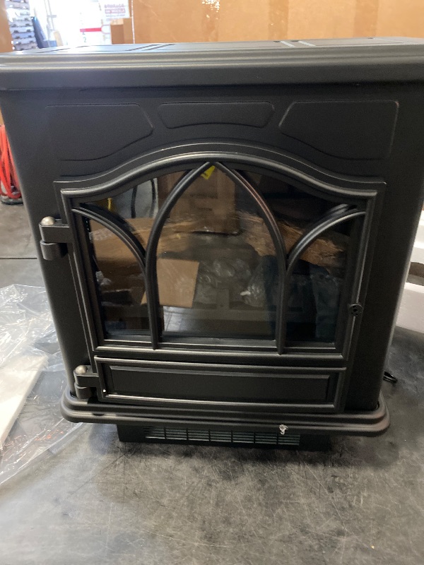 Photo 1 of duraflame® 3D Infrared Quartz Electric Fireplace Stove Heater, Black