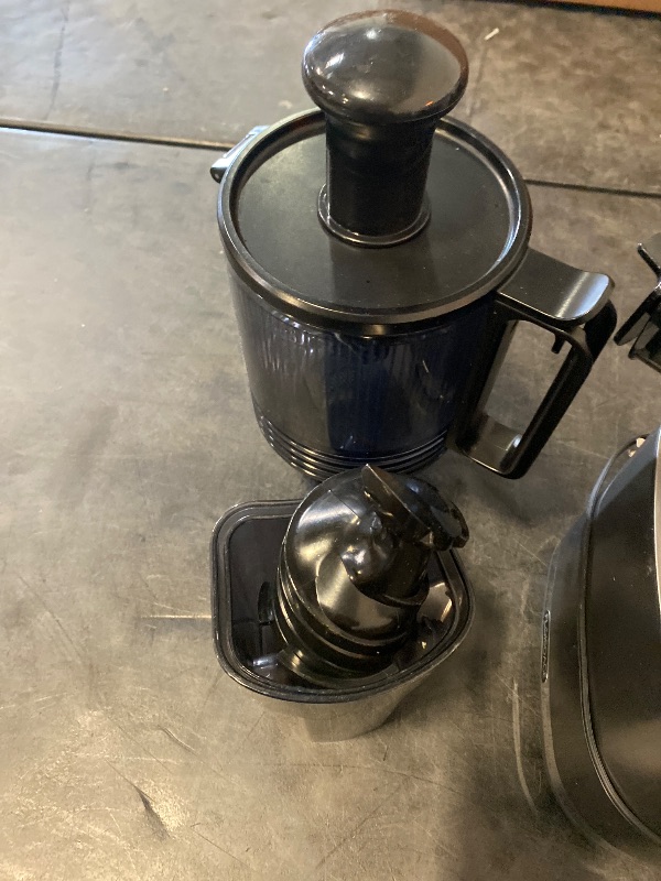 Photo 1 of J8 Cold Press Juicer, 6.5" Extra Wide Feed Chute Juicer Machines, 350W Slow Juicer Machines with High Juice Yield for Whole Vegetables & Fruits, BPA Free (Titanium Gray)