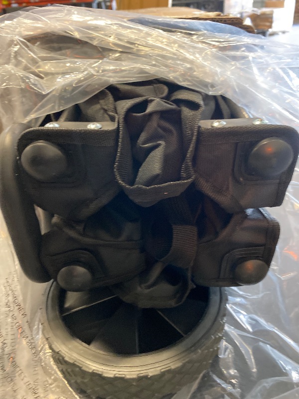 Photo 1 of Collapsible Wagon Cart with Wheels Foldable - Folding Utility Heavy Duty Wagons Carts for Grocery Sports Garden-GD-Black