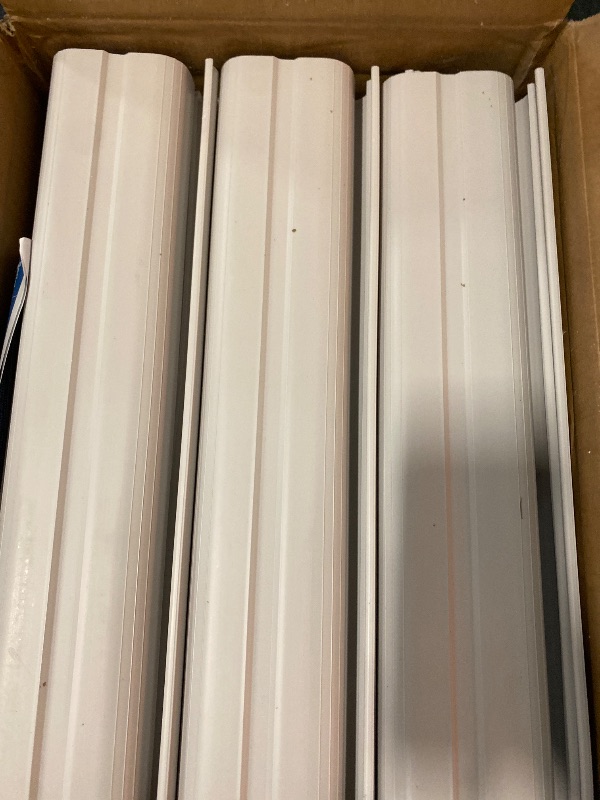 Photo 1 of 3" 13Ft Mini Split Line Set Cover with Flexible Duct, Upgrade PP Decorative Minisplit Lineset Cover Kit, Paintable for Mini Split, Air Conditioner, Central AC, HVAC and Heat Pumps, White