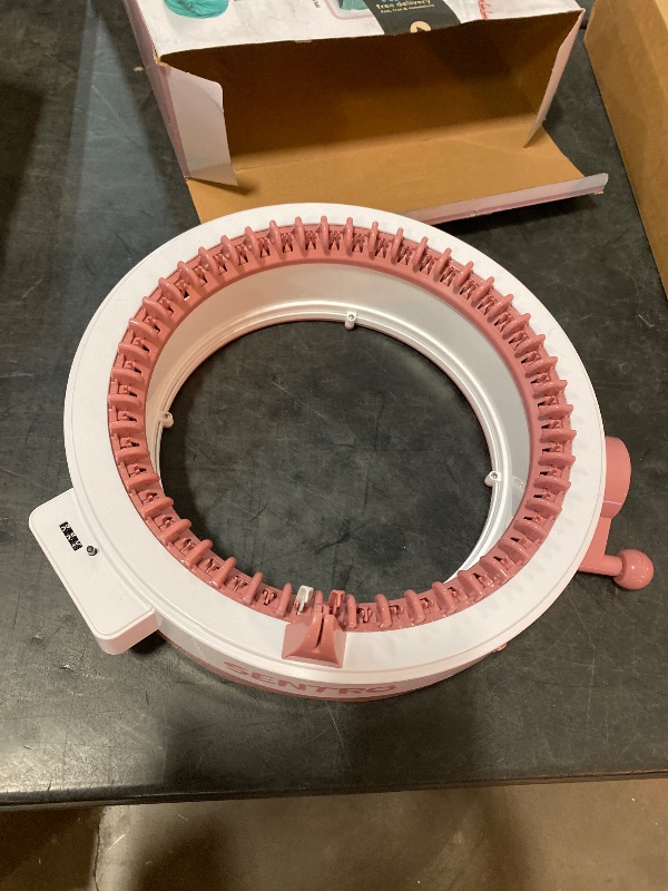 Photo 1 of SENTRO Knitting Machine, 48 Needles Knitting Machine, Smart Knitting Loom Machine with Row Counter for Adults Beginners, Circular Double Knit Loom Crochet Knitting Machine Kit for Hat Socks