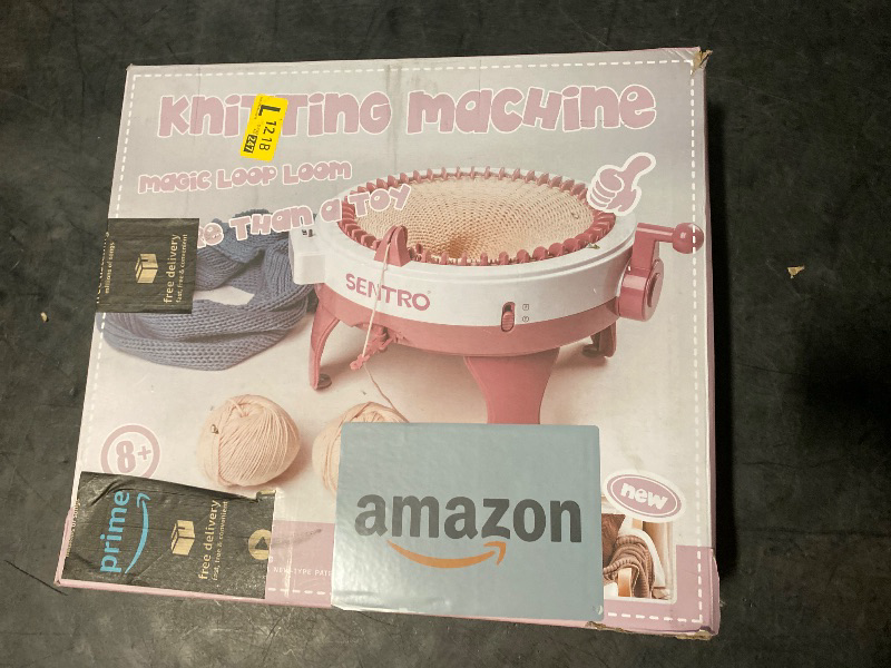 Photo 1 of SENTRO Knitting Machine, 48 Needles Knitting Machine, Smart Knitting Loom Machine with Row Counter for Adults Beginners, Circular Double Knit Loom Crochet Knitting Machine Kit for Hat Socks