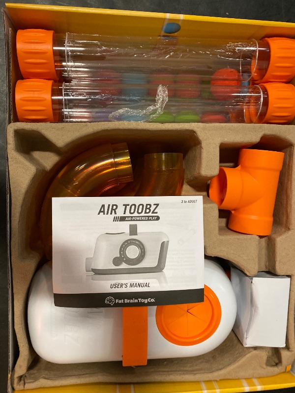 Photo 1 of Fat Brain Toys The Original Air Toobz, Air-Powered STEM Building Toys for Kids & Teens, Kids Building Toys, STEM Toys for 3+ Year Old