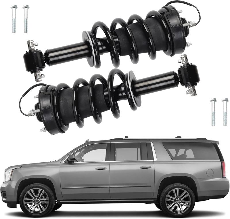 Photo 1 of Dasbecan 2Pcs Front Struts Shock Assembly Absorber w/Magnetic with spring Compatible with 2015-2020 Cadillac Escalade Chevy Suburban Tahoe GMC Yukon XL Sierra 1500 Replace# 84176631 23312167