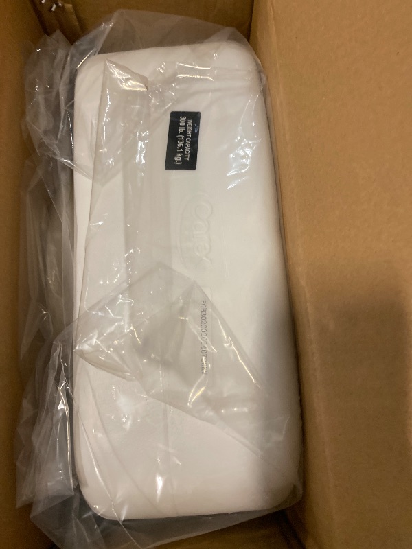 Photo 1 of Carex Toilet Seat Riser, Adds 5 Inches of Height, Elevated and Raised Toilet Seat with 300 lbs Capacity, Standard Riser for Elderly and Handicap, Universal, Slip-Resistant, White