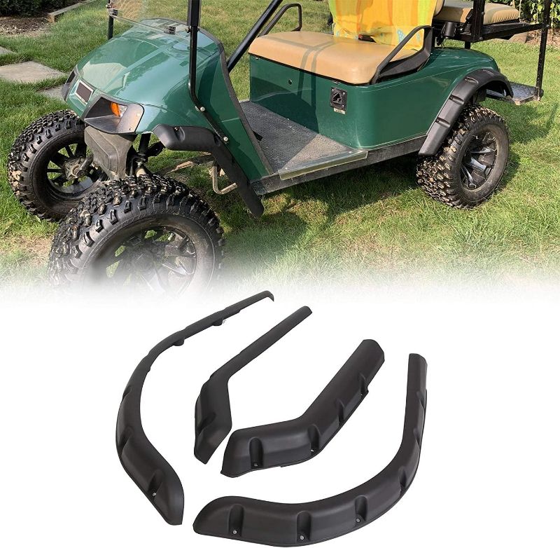 Photo 1 of ECOTRIC Golf Cart Standard Fender Flares Front Rear Compatible with 1994-2013 EZGO TXT Model Gas & Electric Carts(Set of 4pcs)