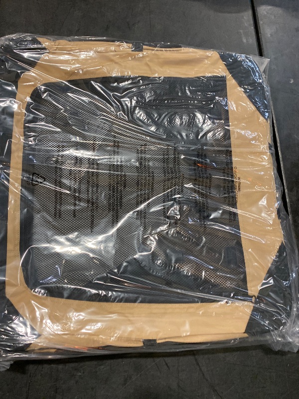 Photo 1 of Pettycare 36 Inch Collapsible Dog Crate for Large Dogs, 4-Door Foldable Soft Dog Kennel with Chew Proof Mesh Windows, Indoor & Outdoor Travel Dog Crate, Beige