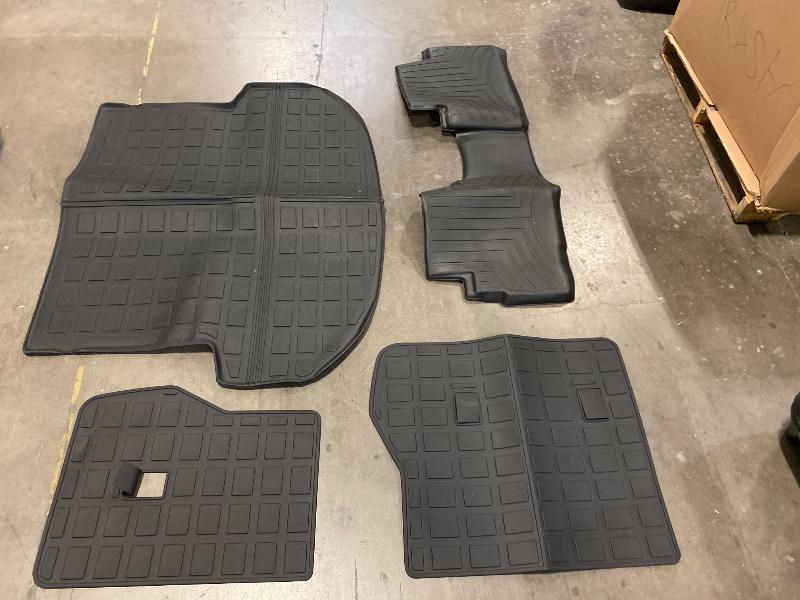 Photo 1 of Floor Mats & Cargo Liner for 2021 2022 2023 2024 2025 Buick Envision,1st 2nd Row with Trunk Mat,TPE All Weather Protection Slush Floor Liner Black