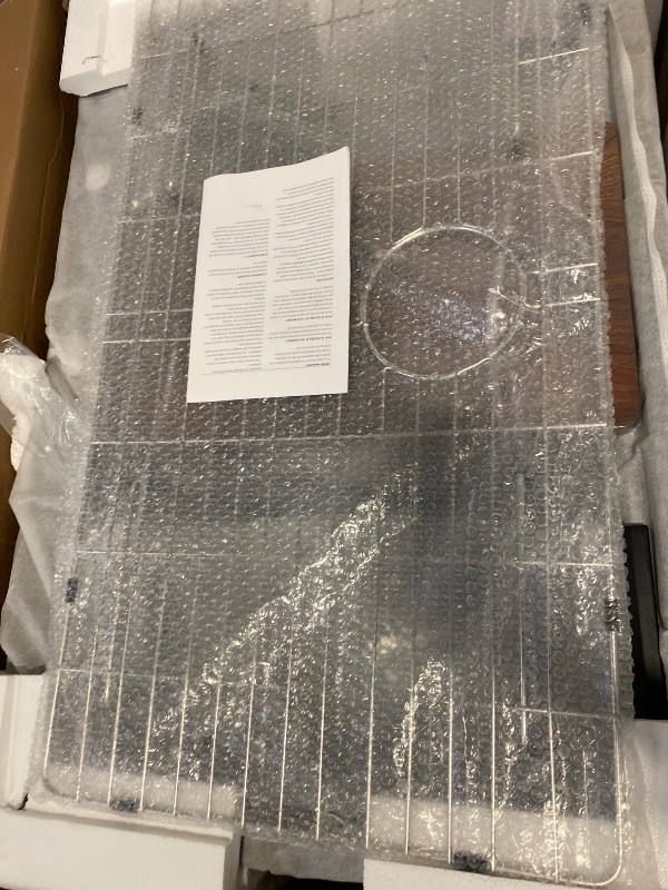 Photo 1 of 33x22 Inch Drop In Workstation Kitchen Sink, 16-Gauge Deep Single Bowl Black Stainless Steel Kitchen Sinks with Accessories for Kitchen Remodel