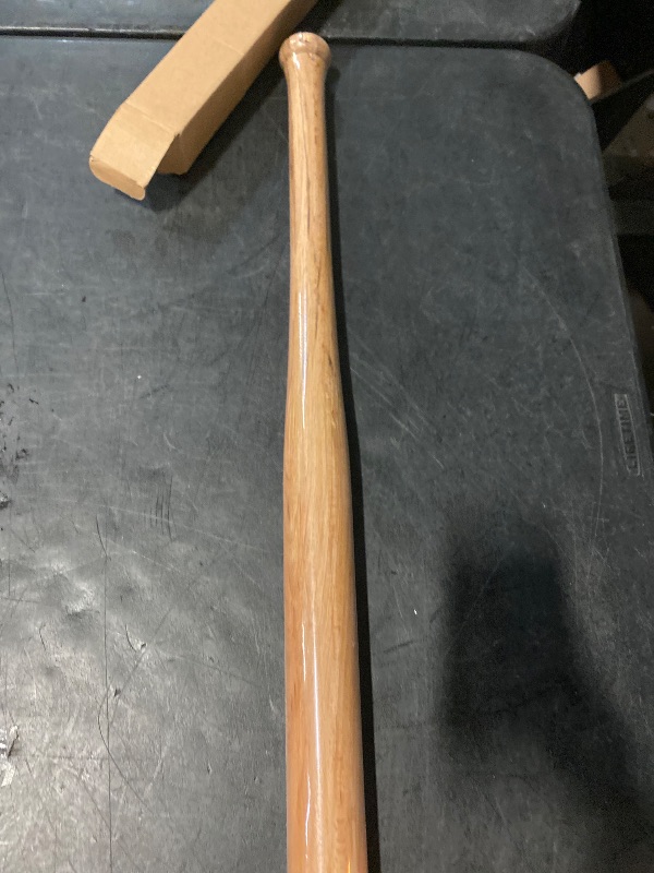 Photo 1 of Baseball Wood Bat, 25 Inch Durable and Sturdy Lightweight, Glossy Finish with Cupped for Baseball Training Games or Casual Play