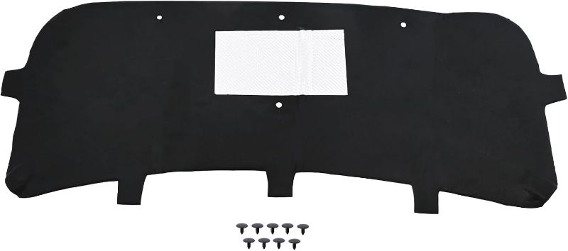 Photo 1 of Hood Engine Insulation Pad Compatible with Honda Civic 2016 2017 2018 2019 2020 2021 10th Gen Car Heat Sound Deadening Insulation Cotton Mat Hood Liner Fireproof Rug with Nine Screws