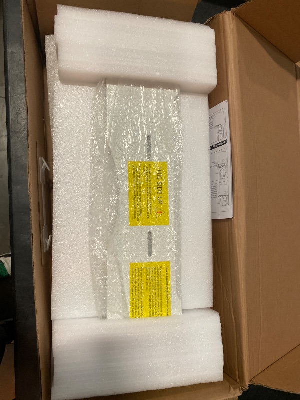 Photo 1 of DAILYLIFE Toilet Safety Rails - Heavy Duty Aluminum Armrest Hand Rail for Elderly, Seniors, Handicap, Pregnant - Folding, Compact Design Supports up to 480 lbs