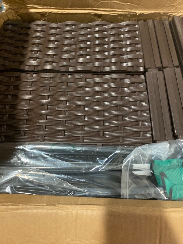 Photo 1 of BAOYOUNI Rectangular Raised Garden Bed Kit Indoor Outdoor Plastic Planter Grow Box for Fresh Vegetables, Herbs, Flowers & Succulents, Brown, 76.77'' x 15.35'' x 14.96''