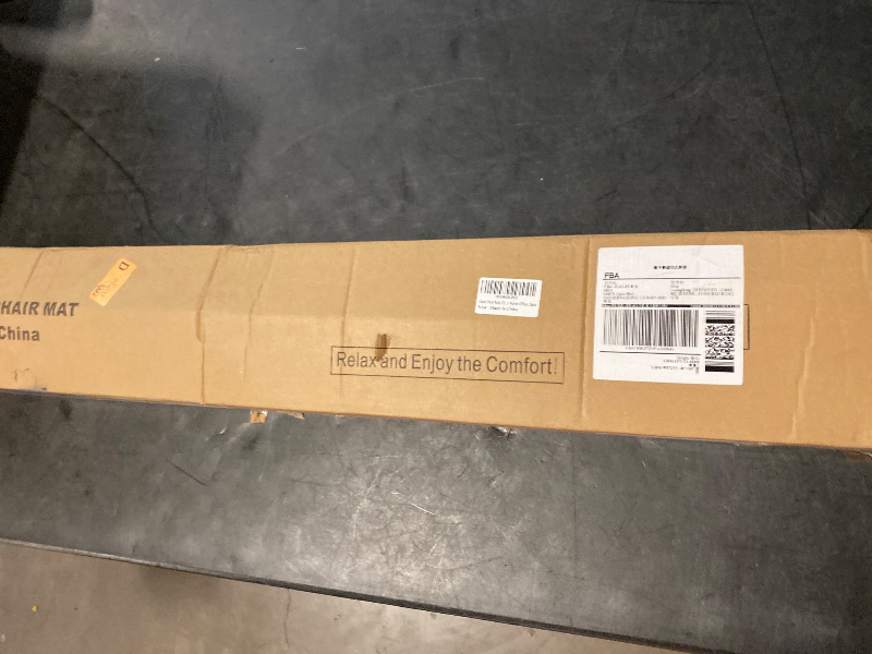 Photo 1 of Chair Mat for Carpet, 46" x 60" Desk Chair Mat for Carpeted Floors, Non-Slip Office Vinyl Mat for Carpet with Studded, Easy Glide Heavy Duty Floor Protector Mat for Home Office, Clear