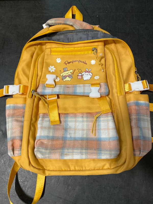 Photo 1 of Juju Yellow Kawaii Backpack - Cute Kawaii Stuff Mochila Kawaii - Yellow Backpack - Cute Backpacks For Girls - Cute Backpack Kawaii Backpacks For School Girls - Cute Backpack For School