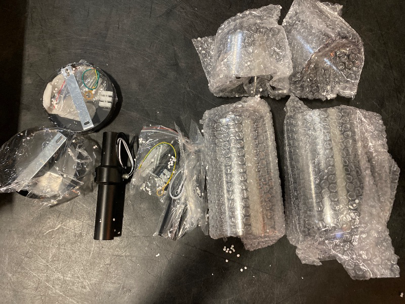 Photo 1 of Modern Wall Lamp Wall Sconces Set of Two Black Wall Sconces 2 Lights Wall Light Smoke Gray Glass Shade Wall Lights for Bedroom Restaurant Living Room Bedside Stairs Bathroom (Black+Smoke Grey)